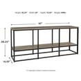 thumbnail image 6 of Signature Design by Ashley Contemporary Wadeworth 65" TV Stand  Brown/Black, 6 of 6