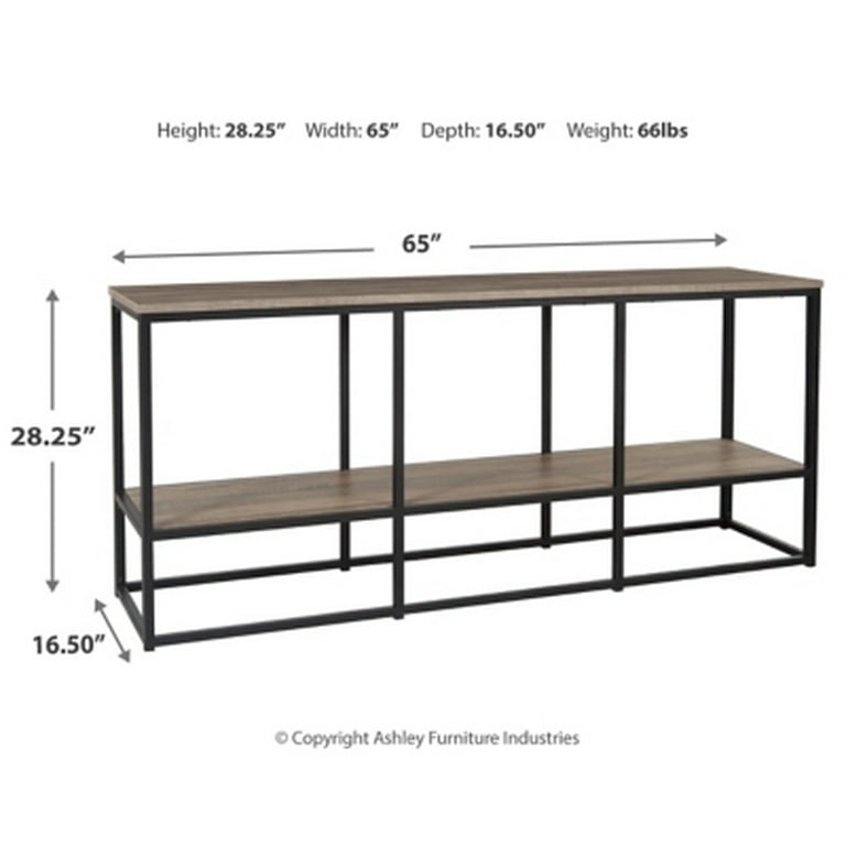 Wadeworth TV Stand - Brown/Black Wadeworth TV Stand - Brown/Black