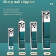 thumbnail image 7 of New Stainless Steel Nail Clipper Set Grooming Tool Set with Portable Case Manicure Art Tool Green Nails Cut (18 pcs), 7 of 7