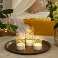 thumbnail image 2 of Merrynights White Clear Flameless Candles with Remote, Embedded Twinkle String Lights in Acylinder Battery Pillar Candles, Unique Timer Fake Candles for Wedding Home Decor, 8 Mode Lights, Set of 3, 2 of 8