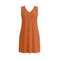 thumbnail image 5 of yillto Plus Size Women Nightgown V Neck Sleeveless Nightshirts Sleepwear Loungewear Nightdress XL-5XL, 5 of 6