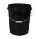 thumbnail image 4 of Cubo multiusos para almacenar pintura con asa. Cubo pintura. Contenedor almacenamiento para pintura, disolventes y recubrimientos. Uso diario. 25L Negro Sin Tapa, 4 of 8