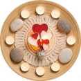 thumbnail image 2 of DAMAI Heart Valentines Night Light - Heart Valentine's Day Plug Into Wall Nightlight, 6" Stained Glass Valentines Decorations, Spring Home Decorations, 2 of 5