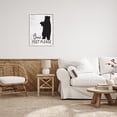 thumbnail image 2 of Stupell Industries Bear Feet Remove Shoes Cabin Entrance Sign Graphic Art White Framed Art Print Wall Art, Design by Lettered and Lined, 2 of 5