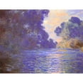 thumbnail image 3 of Monet, Claude 18x15 Black Modern Framed Museum Art Print Titled - Branch Of The Seine Near Giverny 1897, 3 of 5
