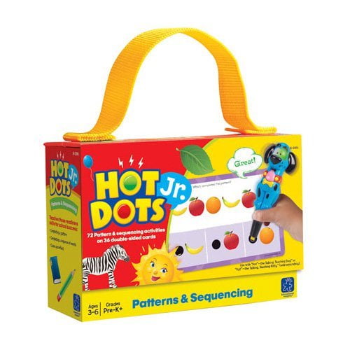 Educational Insights Hot Dots Jr Educational Cards & Pen Set   Patterns & Sequencing