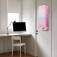 thumbnail image 4 of Archivador de pared Marbrasse de 11 niveles para colgar en metal rosa, 4 of 7