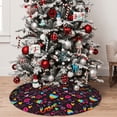 thumbnail image 5 of Sikiie Lgbt Rainbow For Pride 30-48 inches {designName} Print Christmas Tree Skirt Snowman Xmas Tree Skirt with Edge Christmas Decorations for Holiday Party48", 5 of 7