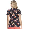 thumbnail image 3 of Dickies EDS Medical Scrubs Top for Women V-Neck DK700, XS, Caring Clusters, 3 of 5