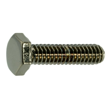 

1/4 -20 x 1 Black Chrome Plated Steel Coarse Thread Hex Cap Screws (8 pcs.)