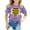 Purple, variant on BOOMNY Baby Girls T Shirts Cute Cartoon Bee Letter Printed Short Sleeve Round Neck Lightweight Loose T Shirt Comfy Girls Dailywear 2-3 Years