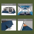 thumbnail image 5 of Ozark Trail 8 Person Family Instant Cabin Tent, 13' x 9' x 72", made with recycled materials, blue, 5 of 13