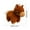 Brown, variant on Realistic Horse-shaped Mascots Realistic Colt Plushs Toy Animals Zodiacs Doll Suitable for Indoor Home Decoration Children's Birthday Gifts and Party Favors