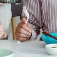 thumbnail image 4 of OUNONA 2pcs Silverware Forks for Seniors Eating Assistance Stainless Steel, 4 of 8