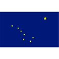 thumbnail image 1 of Drapeau de l'État d'Alaska de 3 x 5 Pieds, 1 of 1