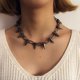 thumbnail image 2 of Joyería de aleación de estilo europeo y americano, collar vintage con personalidad exagerada, collar con remaches punk, collar de bala, cadena de clavícula para mujer, 2 of 6