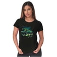 thumbnail image 4 of Miami Vintage Muscle Car Cruising Womens Slim Fit Graphic Tee Brisco Brands S, 4 of 5