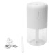 thumbnail image 1 of Humidificador de pulverización única de 280 ml, niebla pequeña, funcionamiento silencioso con luz de atmósfera cálida para coche, hogar, oficina, escritorio, blanco, 1 of 10