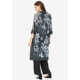 thumbnail image 3 of Roaman's Women's Plus Size Duster Pant Set, 3 of 5
