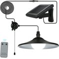 thumbnail image 1 of Luz solar para jardín al aire libre, E27 LED para colgar al aire libre, luces sensibles a la energía solar, lámpara de decoración colgante impermeable con control remoto y en línea, 1 of 5