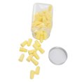 thumbnail image 3 of 60 tapones para los oídos de esponja suave que bloquean el sonido y reducen el ruido para todos los eventos ruidosos, color amarillo, 3 of 15