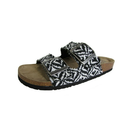 Billabong Womens Beach Dunes Dual Strap Buckled Slip On Sandal (Best Shoes To Wear On The Beach)