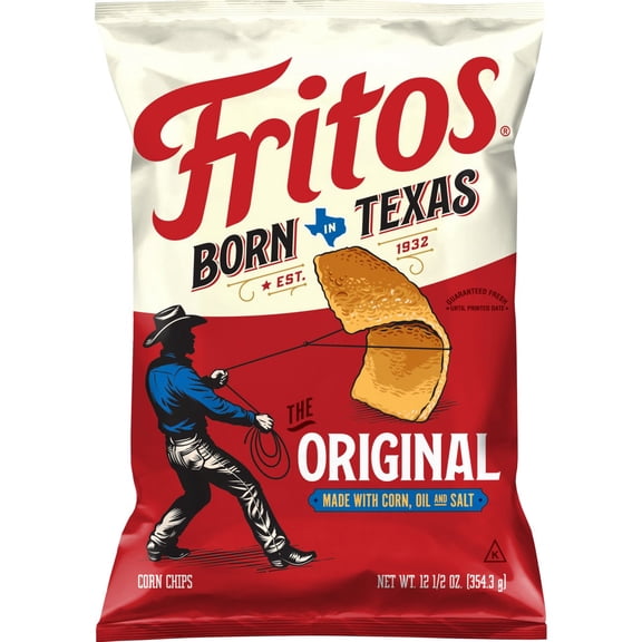 Pack Of 3 Fritos Original Corn Chips, 12.5 oz (Package May Vary)