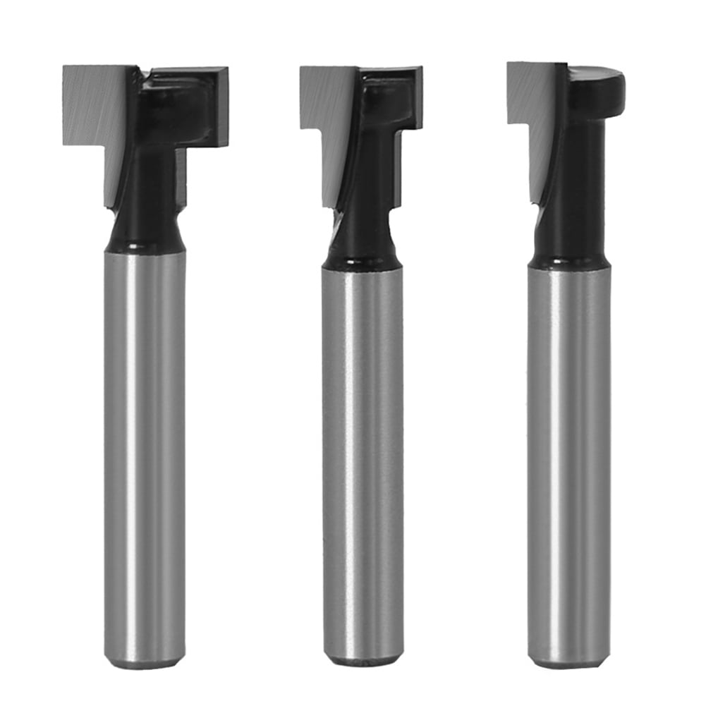 1/3Pcs 5/16 3/8 1/2 T-Slot Keyhole Cutter Router Bit Woodworking ...