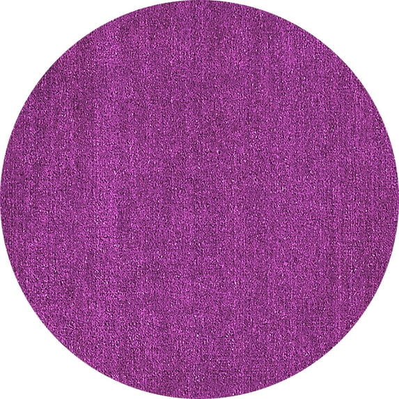 Ahgly Company Indoor Round Oriental Pink Industrial Area Rugs, 7' Round