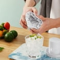 thumbnail image 1 of Fiudx Bandeja para Hacer Hielo, Molde de Celosía para Hielo Comunicado de Prensa, Máquina de Hielo Cilíndrica de Verido Rápido, Vaso para Hielo con Diseño Antifugas, Ideal Bar En Casa, Regalo Perfect, 1 of 7