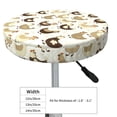 thumbnail image 4 of Vsdgher Funny Chicken Print Stool Covers Round,Stretch Round Stool Covers Washable Stool Cushion Slipcover Elastic Chair Covers for 12-14 Inch Chair, 4 of 7