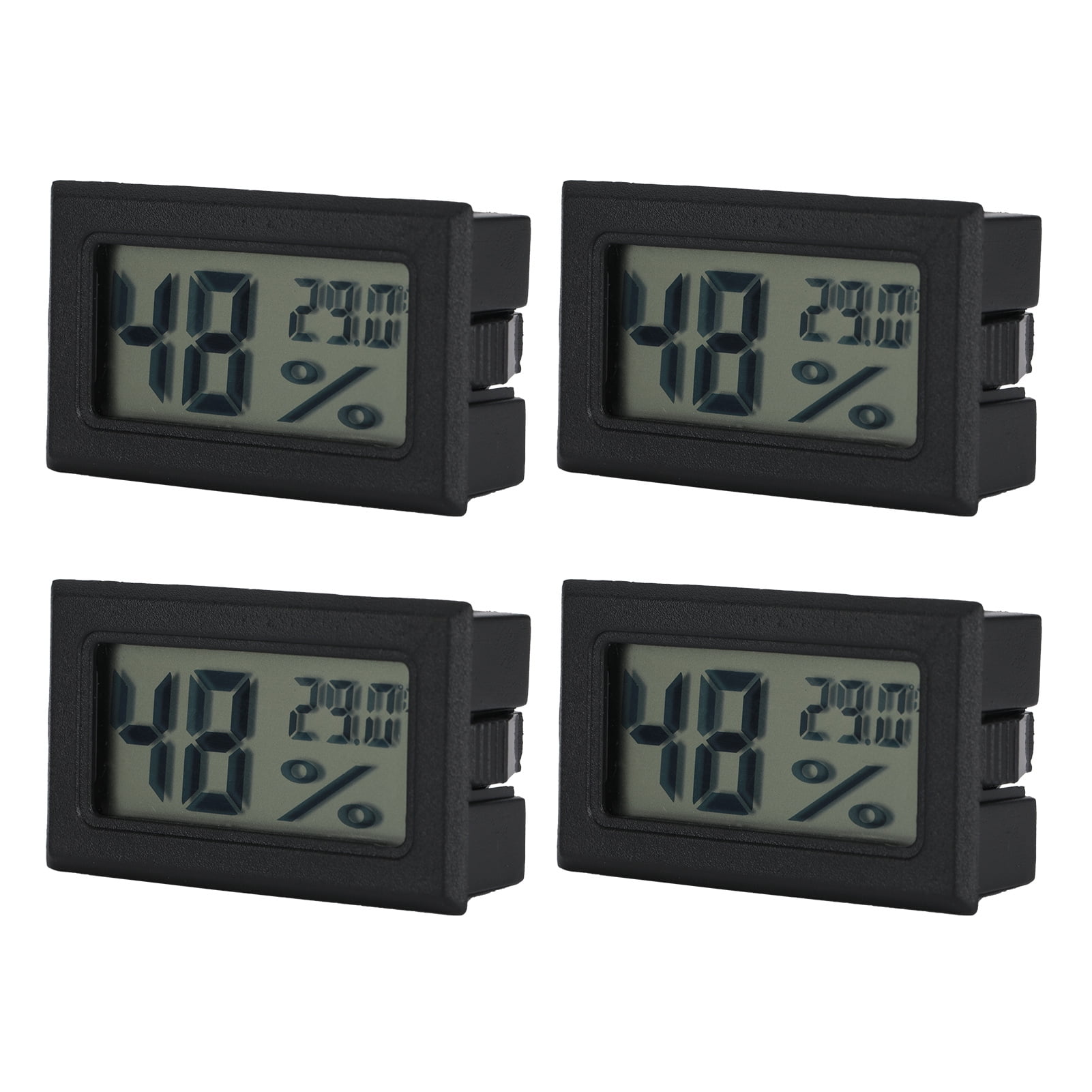 4PCS Mini Embedded Digital Temperature Humidity Meters Gauge Indoor Thermometer HygrometerTS-804-B
