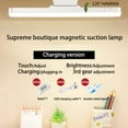 thumbnail image 4 of Boovnll Lampe de Bureau Magnétique Sans Fil Rechargeable à Trois Températures de Couleur, Luminosité Réglable à Volonté, Lampes de Protection des Yeux, 4 of 9