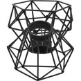 thumbnail image 4 of 2Pcs Exquisite Metal Lampshade Black Diamond Shape for Ceiling Lamp 11.8X11.8X2.6in, 4 of 8