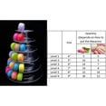 thumbnail image 2 of 4/6 Tier Round Cake Stand Macaron Tower, Plastic Tiered Cupcake Dessert Display Stand Pastry Appetizers Serving Tray Platter Food Display for Wedding,Baby Shower or Birthday Party, 2 of 2