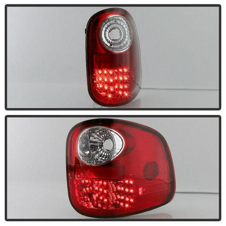 Spyder Auto 5076403 LEDテールランプ赤/クリア-