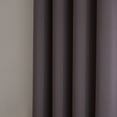 thumbnail image 6 of Warm Home Designs 1 Panel of Dark Charcoal Color Blackout Patio Door Curtains. Each Extra Wide Insulated Thermal Sliding Door Panel is 102" X 84" in Size. N Charcoal Patio 84, 6 of 6