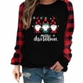 thumbnail image 2 of ClodeEU Womens Sweatshirt With Christmas Graphic ,Casual Loose Long Sleeve Pullover Tops Red 1,Womens Plus XL, 2 of 8