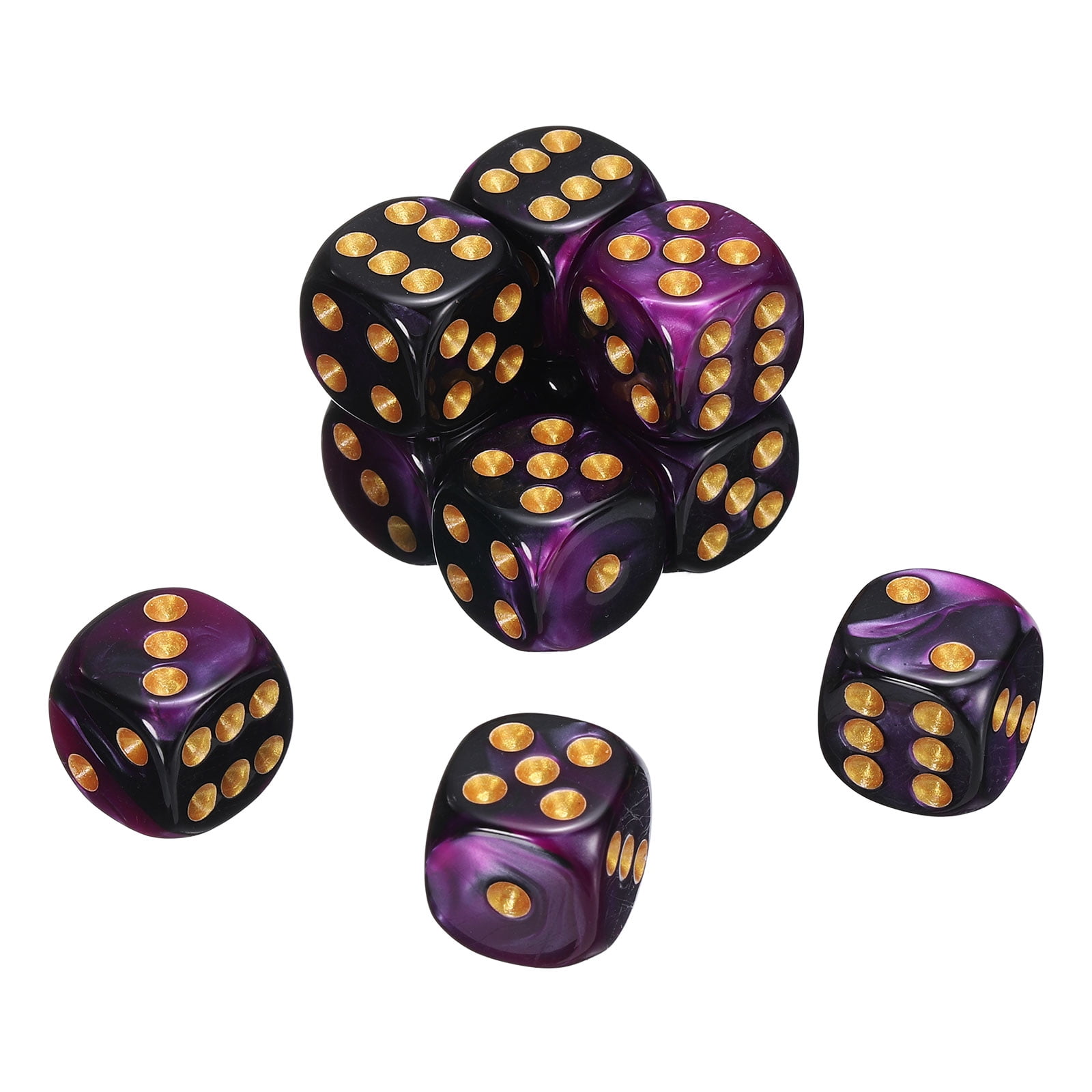 Food Dice Sourcing Map 300Pcs Mini Dice, 8mm/0.31