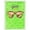 Green, variant on Beach Sunglasses Yellow Polkadot Flag Canvas - House Size