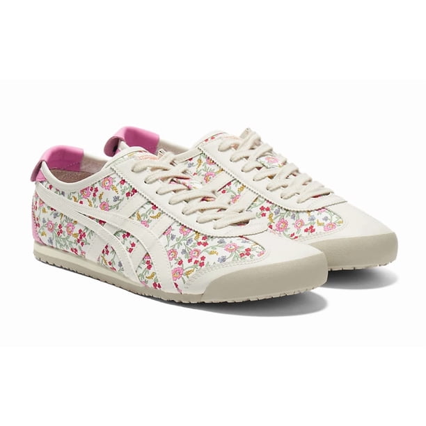 Authentic Onitsuka & Tiger MEXICO 66 WHITE flower pattern Women | Japan seller