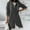 Dark Gray coat for women, variant on Usmixi Winter Sweatshirt Coat for Women Hooded Jacket for Women Fashion Open Front Zipper Irregular Hem Hoodies Sweater Coat Plus Size Solid Pocket Long Outwear Sweatshirt Coat