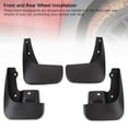thumbnail image 4 of Car Mudflaps, Car Wheel Mudguards Front Rear Protective Sturdy PP Stylish Black  for Jimny 1998 To 2018, 4 of 7