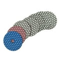 thumbnail image 4 of 7PCS 4 Inch Set Dry Diamond Polishing Pads For Granite Concrete Marble, 4 of 7