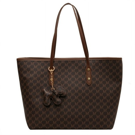 2025 New Large Capacity Commuter Versatile Handheld Tote Bag Trendy Light Luxury Women's Shoulder Bag