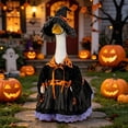 thumbnail image 7 of Halloween Costume Set for 23 Inch Porch Goose, Spooky Lawn Statue Outfit, Outdoor Garden Decoration, 7 of 7