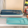 thumbnail image 3 of Multiple Colors Rectangular Plastic Pallet Tray Food Bread Pan Storage Tray el Service Tray Dessert Pallet el Service Tray, 3 of 10