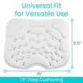 thumbnail image 5 of Vive Shower Seat Cushion – Waterproof, Soft Padded, Non-Slip Cushion for Shower Chairs, Transfer Benches & Bath Stools (Chair Not Included), 5 of 8