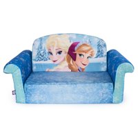 Marshmallow Furniture, Children's 2 in 1 Flip Open Foam Sofa, Disney Frozen, by Spin Master (Styles May Vary)