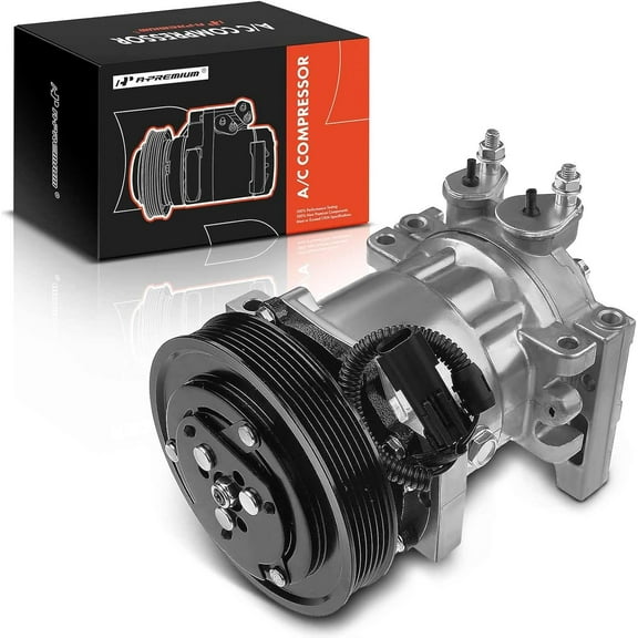 A-Premium AC Compressor with Clutch Compatible with Jeep Liberty 2002-2005 L4 2.4L
